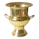 Champagne Bucket on Stand in Brass Médicis Vase Design