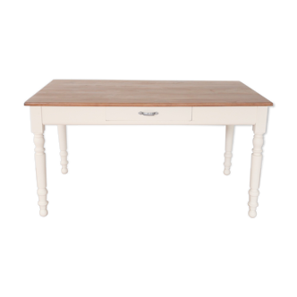Restored old dining table