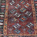 Tapis ancien Kurde Turquie laine fait main 112x200 cm