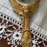 Face à main en bois doré XIXème
