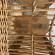 Grande panière, panier, lingère en rotin, osier ancienne