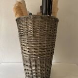 XXL 57cm grey wicker basket
