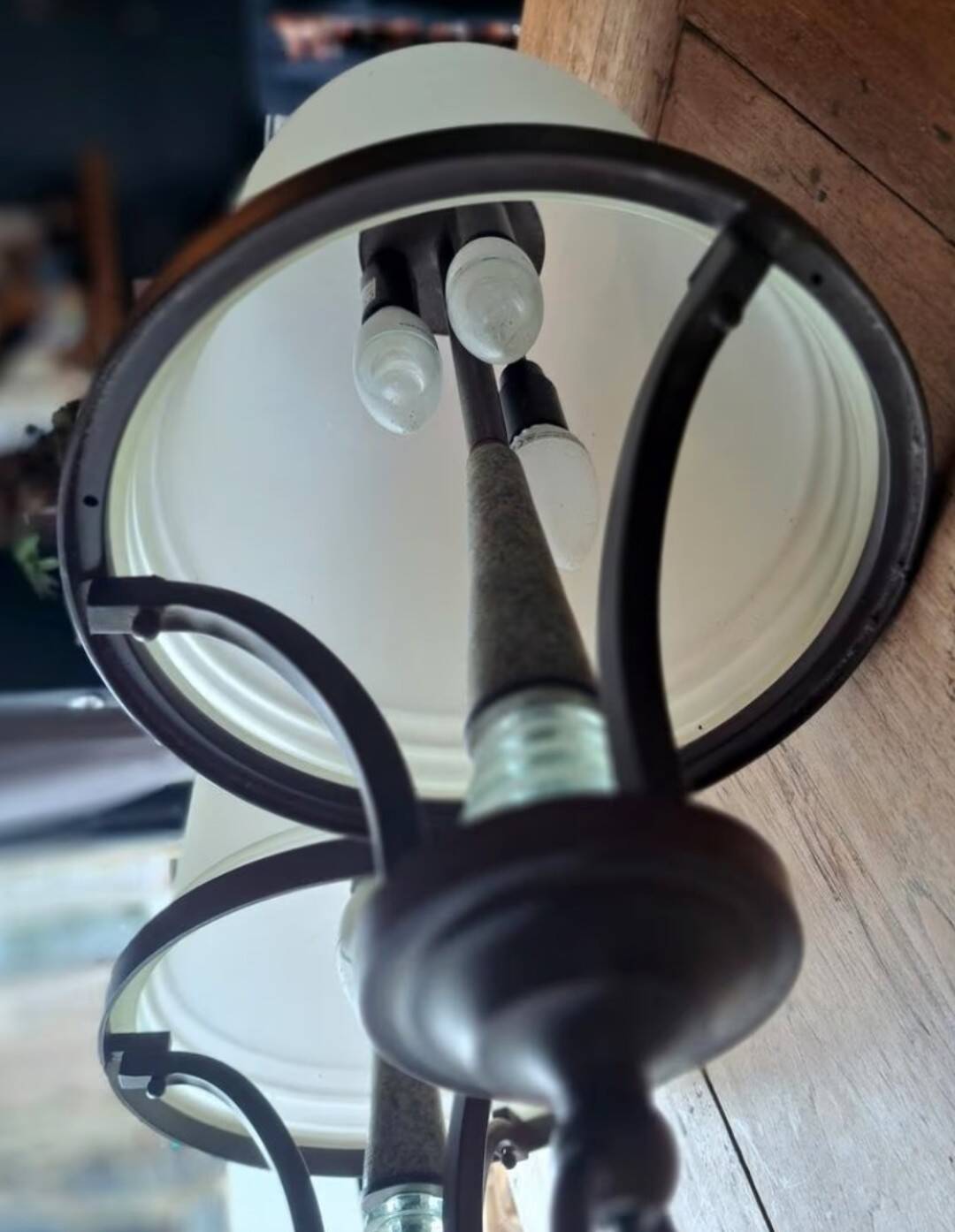 Two Art Deco chandeliers from the 1940s