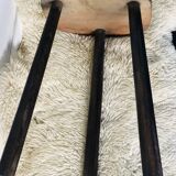 Pair of brutalist tripod stools