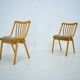 Ensemble de 4 chaises de salle à manger conçu par Antonín Šuman, années 1960