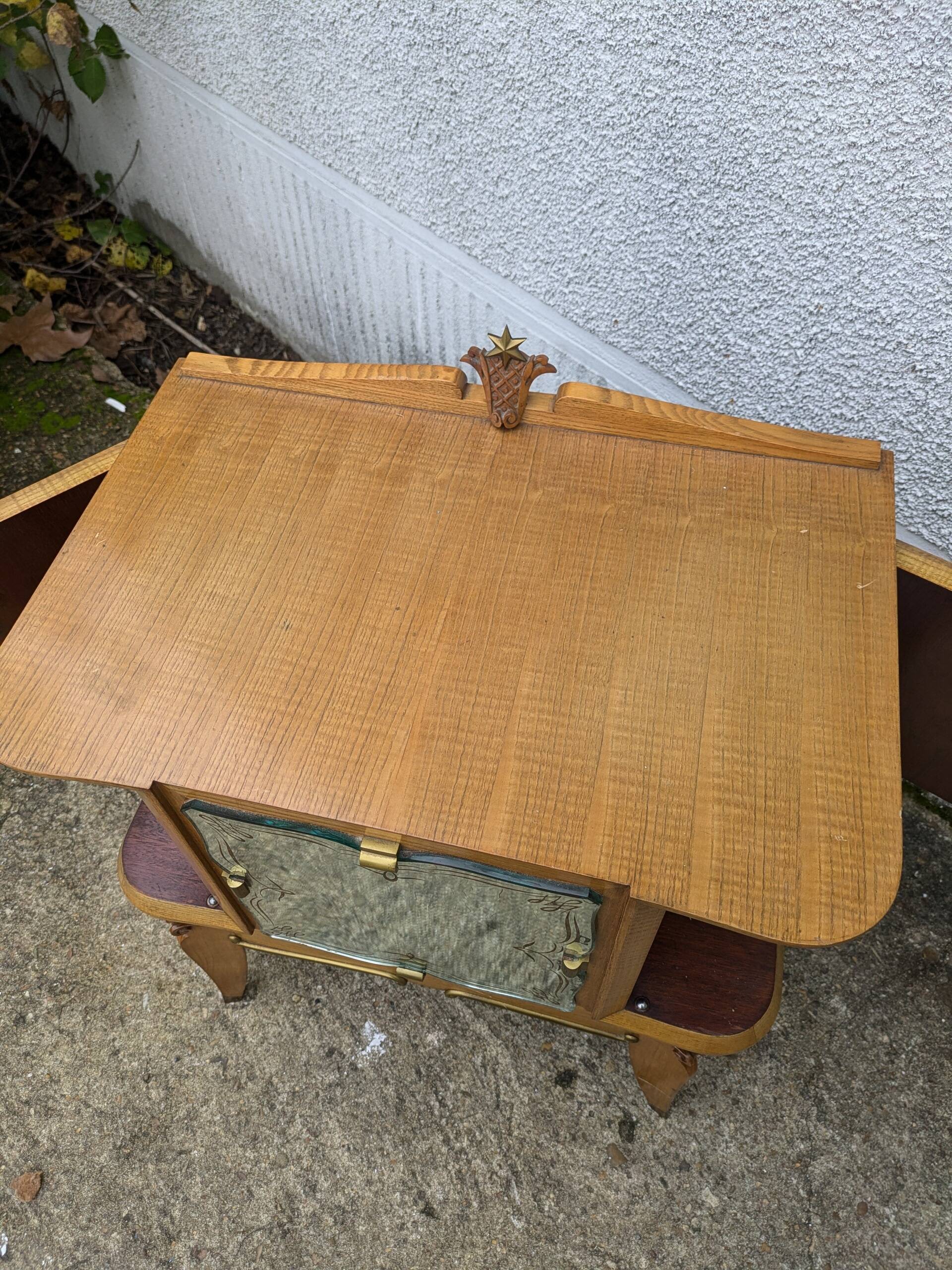 bedside table, vintage nightstand