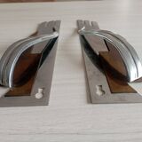 Set of 2 art deco handles