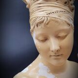 Female plaster bust