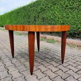 Oval table in cherry and zebrano