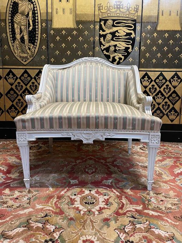 Louis XVI style marquise armchair