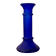 Polished glass candle holder