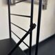Etagère vintage 1950 tomado sur pieds design A.Dekker noire - 84 x 25 cm