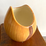 Vase Grandjean Jourdan imitation wood Vallauris