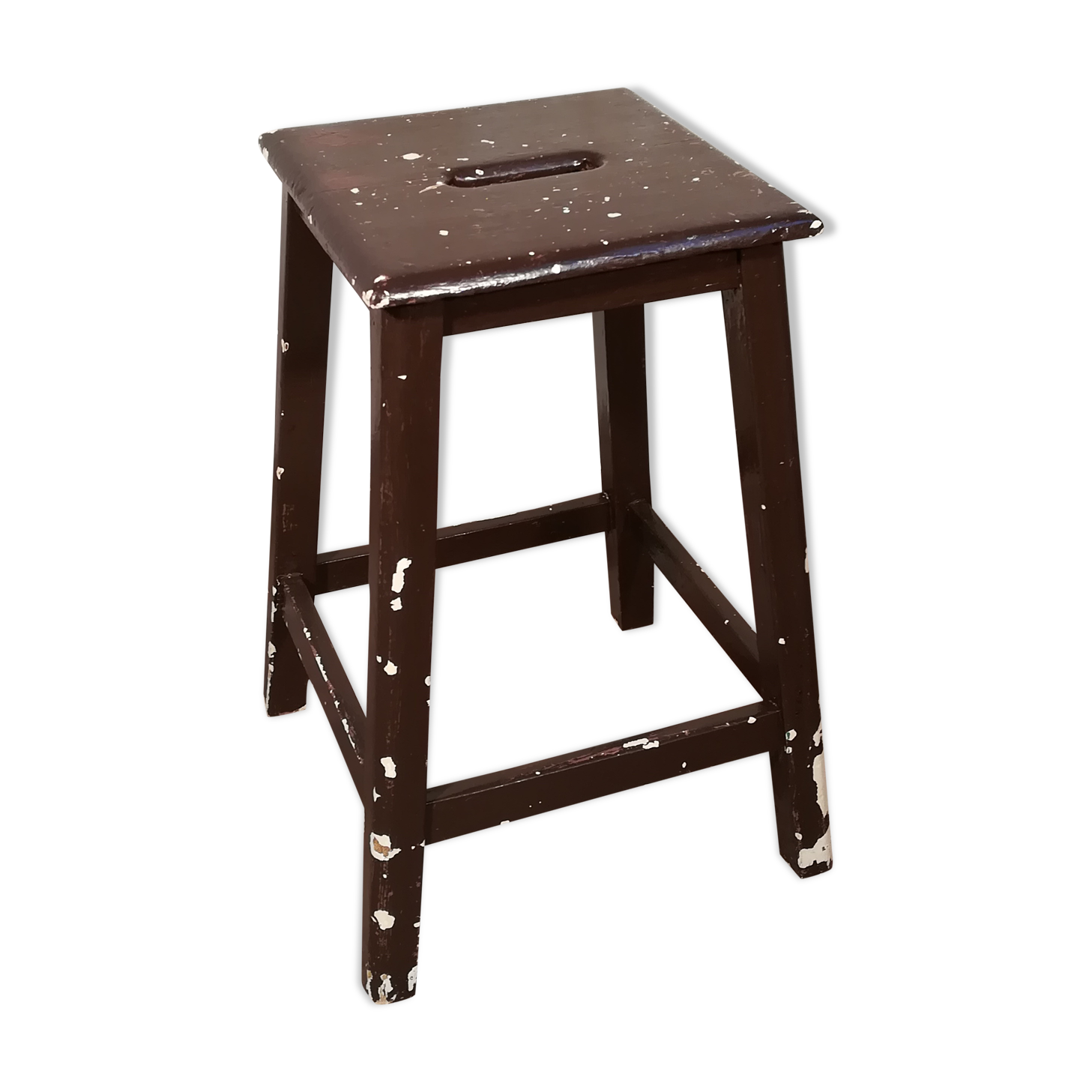 Workshop wooden stool