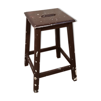 Tabouret d'atelier en bois