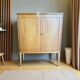 Vintage shallow wooden armoire / WK Môbel armoire