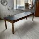 Table de ferme pin noire 250 cm