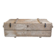 Antique patinated wooden chest – coffee table