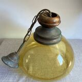 Antique bubble glass chandelier
