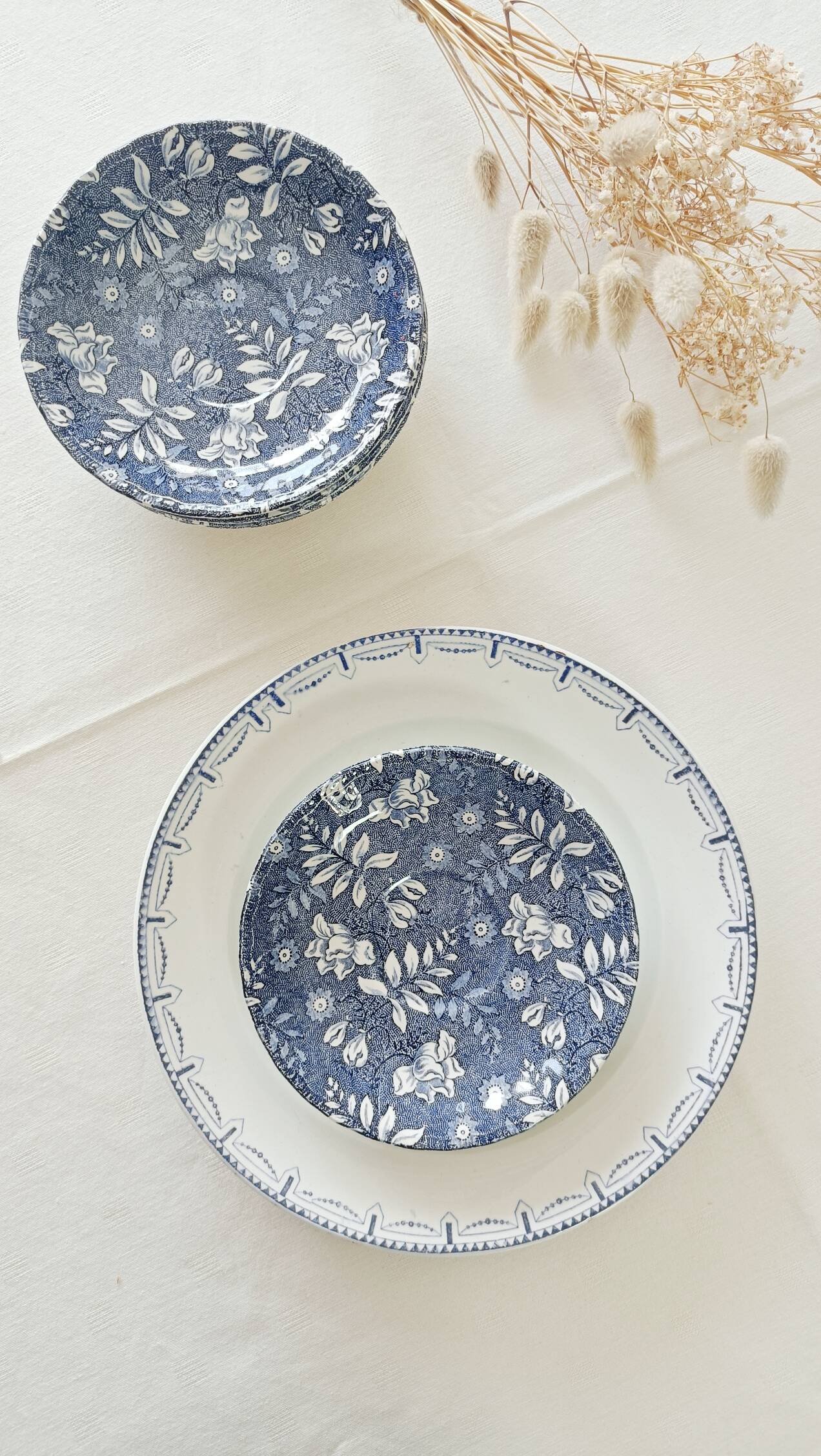 Set of 6 Royal Tudor Velvet Saucers