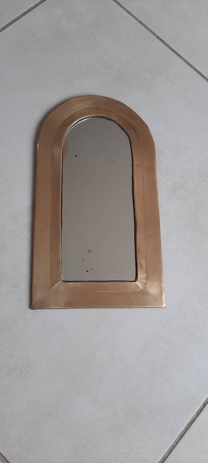 Brass mirror