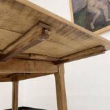 Oak farmhouse table 120cm + 200cm extensions