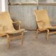 2x Bruno Mathsson "Eva" Lounge Chair by Dux, Sweden