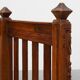 Large Arts & Crafts oak side chair, Belgium ca. 1915