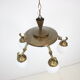 Art deco 5 flamming chandelier 1930s