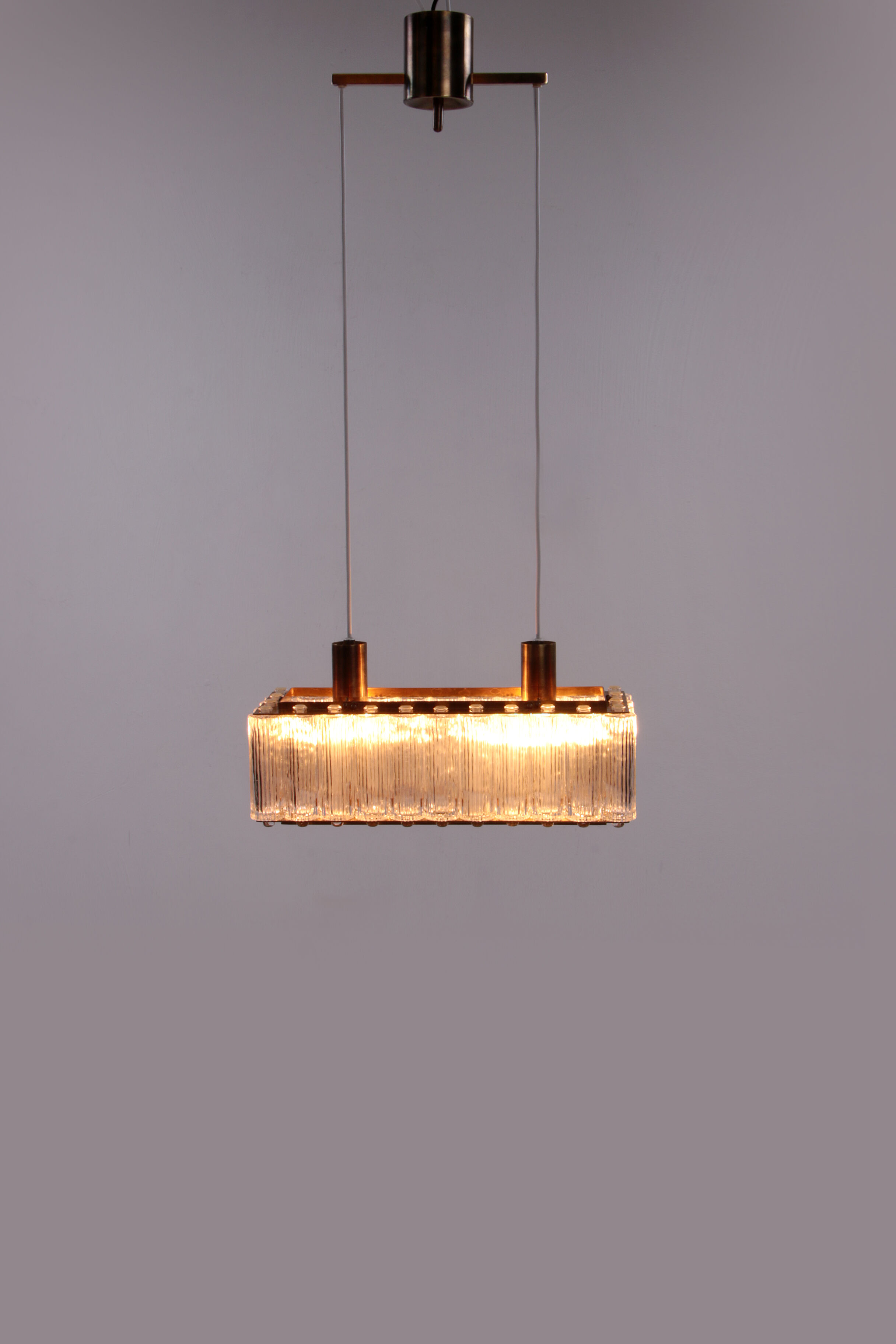 Rectangular pendant lamp Nordlys Light by Eric Warna.