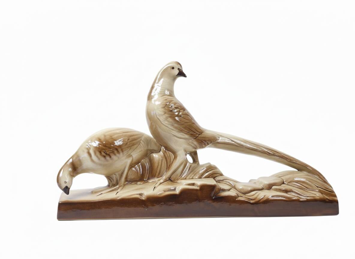 glazed ceramic st radegonde