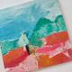 Peinture paysage abstrait
