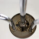 Vintage Chrome Three-Armed Ceiling Lamp from Instala Decin, 1950s