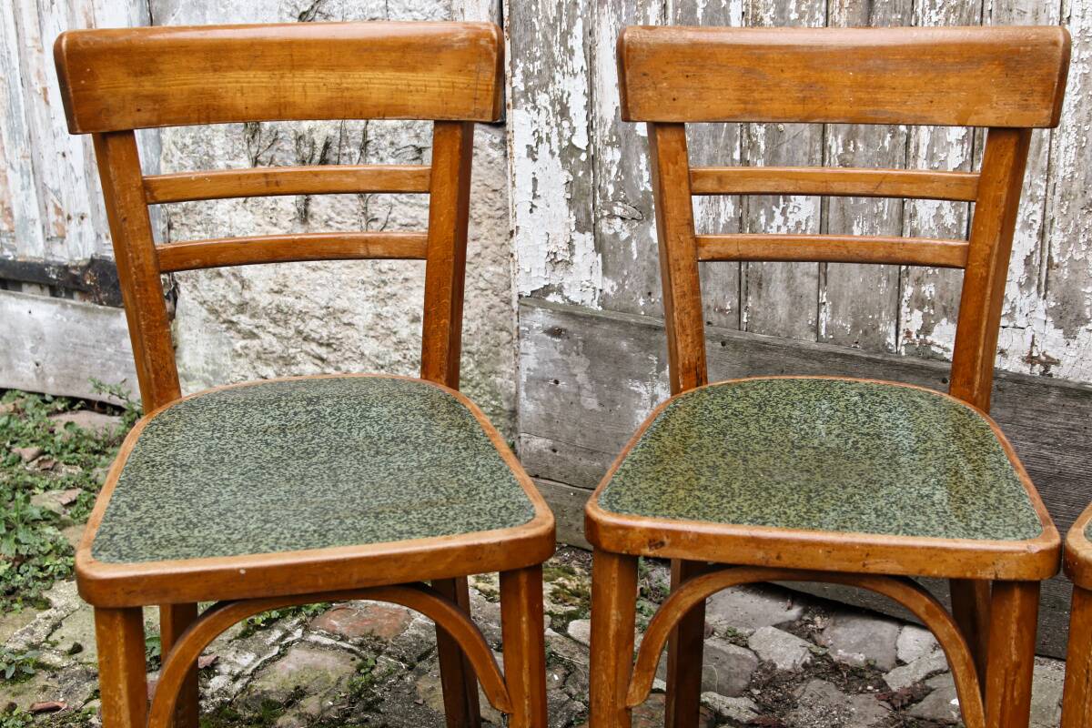 Set of 6 Baumann bistro chairs
