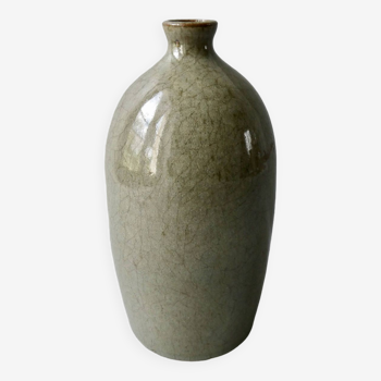 Maïté and Pierre Walter enameled stoneware vase, 1980s