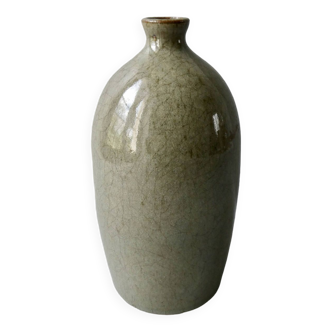 Maïté and Pierre Walter enameled stoneware vase, 1980s