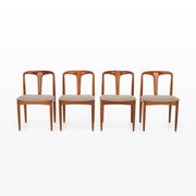 Set of 4 Juliane Dining Chairs by Johannes Andersen for Uldum, 1960s