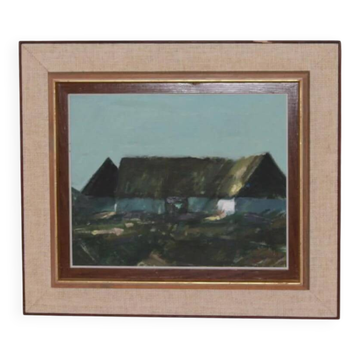 House on landscape by Bengt Hillgrund