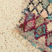 Tapis berbère, vintage boucherouite, 90 x 263