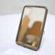 Vintage beveled barber mirror to pose or hang 15cm x 10cm