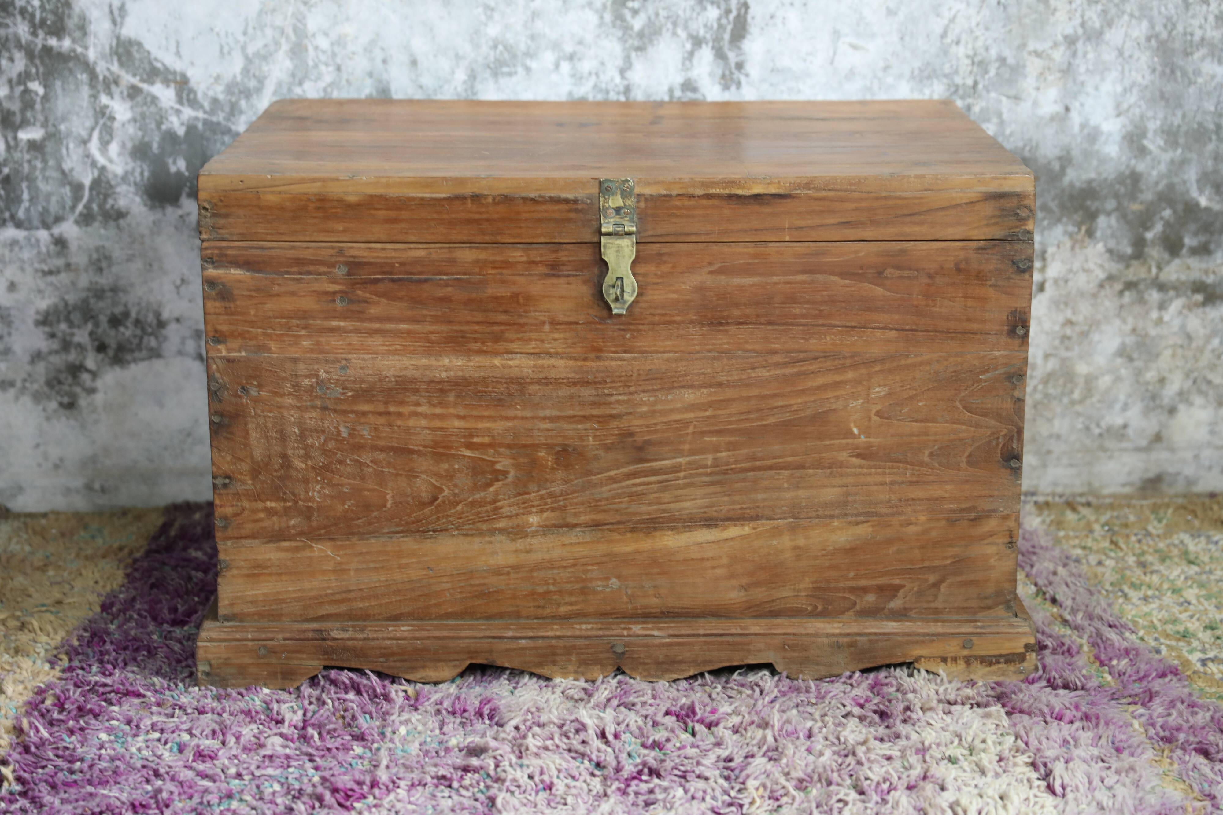 Indian furniture trunk in mango tree with compartment
