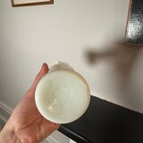 White opaline soliflore vase
