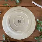 Grand plat de service ancien en faïence de gien