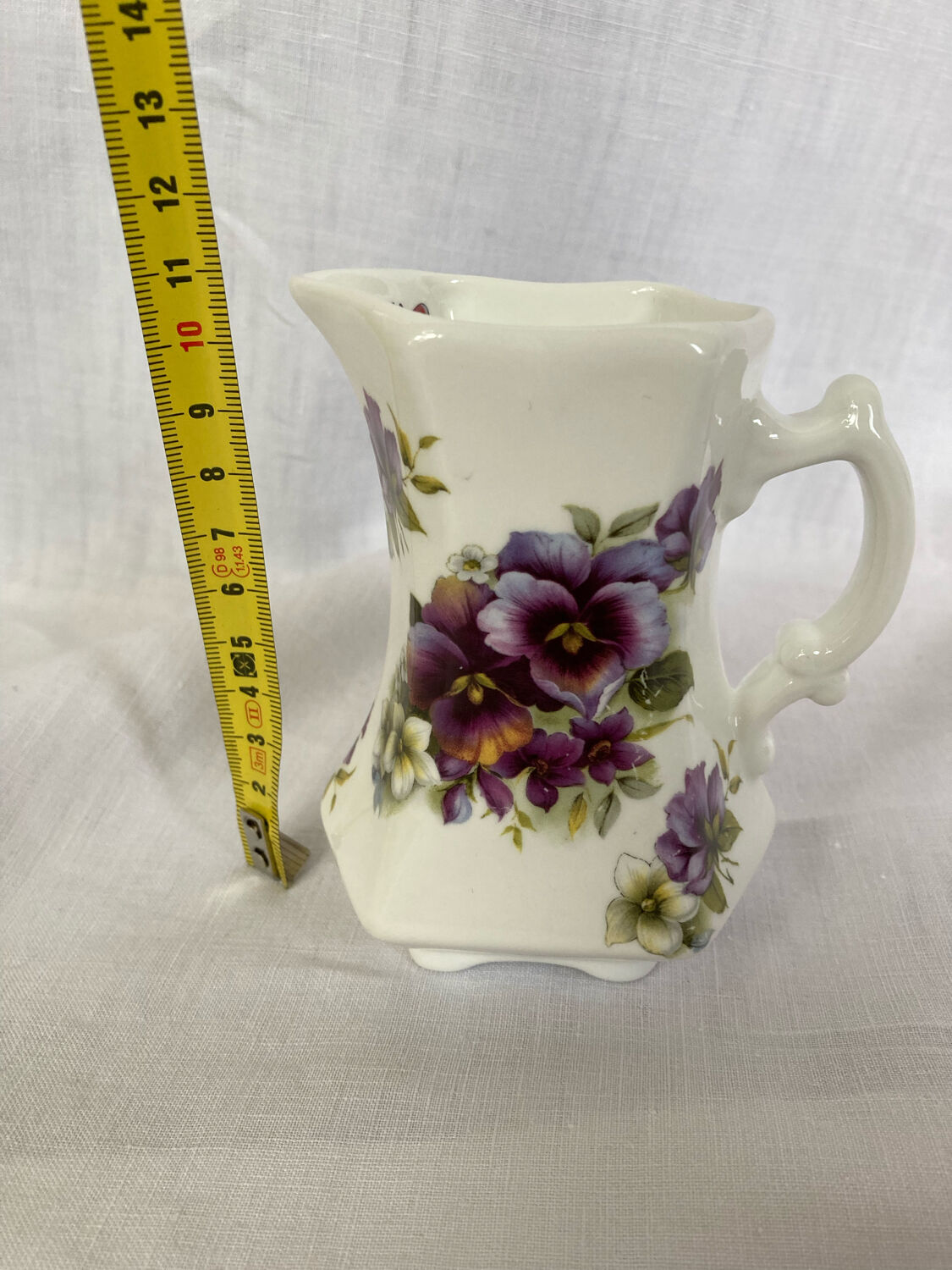Staffordshire fine bone china milk jug