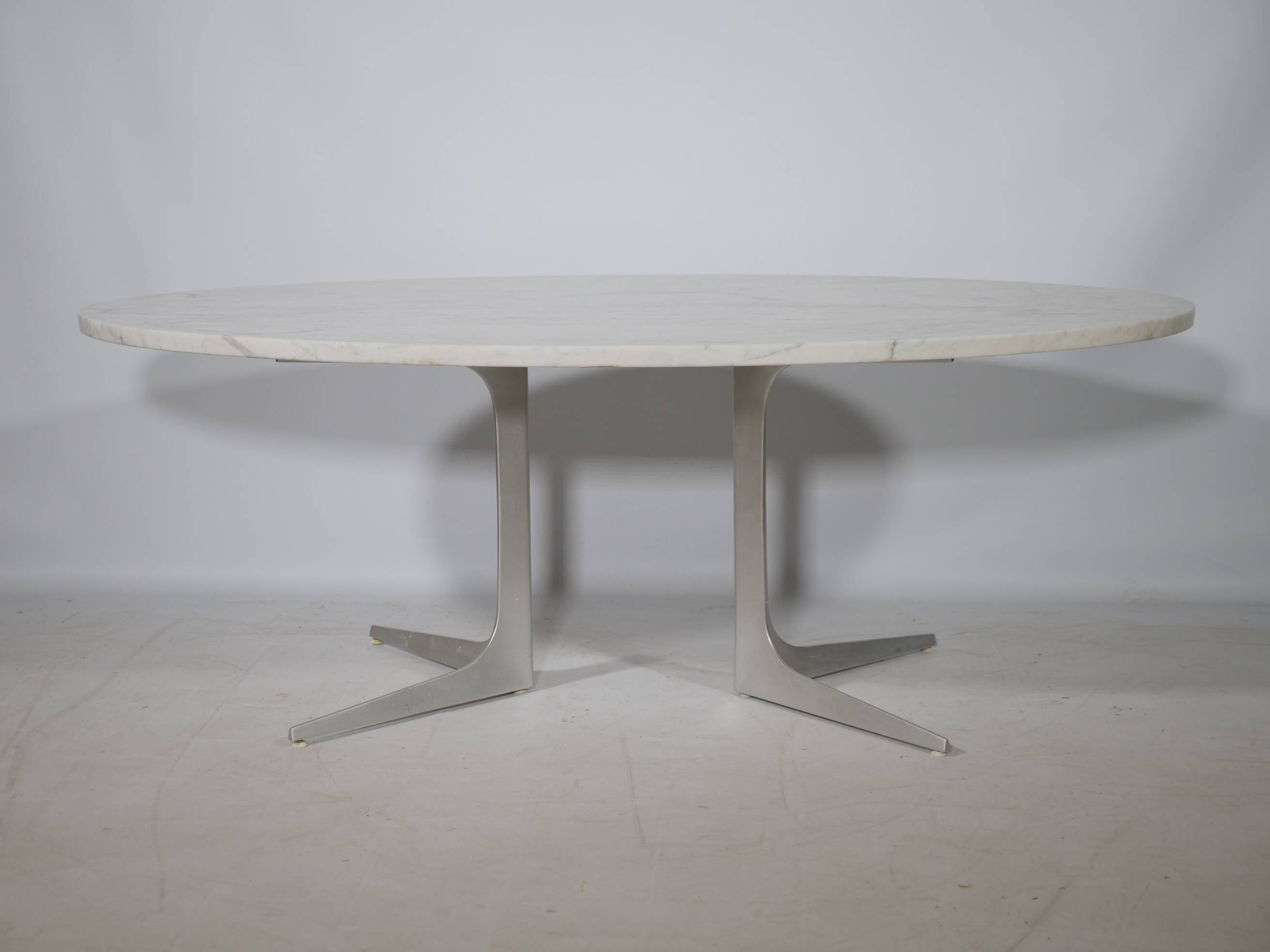 Marble coffee table by Herbert Hirche for Christian Holzäpfel, 1960s