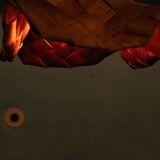 Japandi woven Scandinavian suspension, vintage