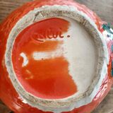 Orange pitcher in Corsican slip