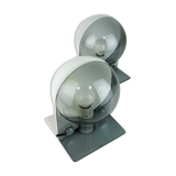 Lampe de table Sirio gris et blanc de Guzzini
