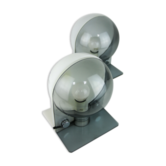 Lampe de table Sirio gris et blanc de Guzzini