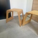 Pair of benjamin ikea table stools 1990